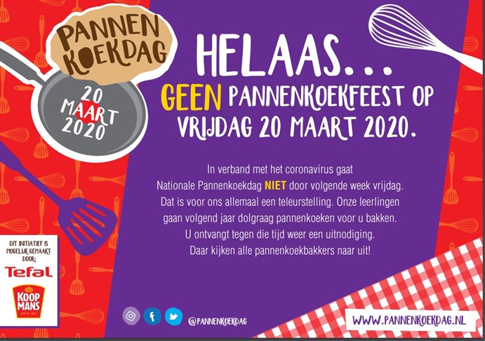 pannenkoekendag niet door