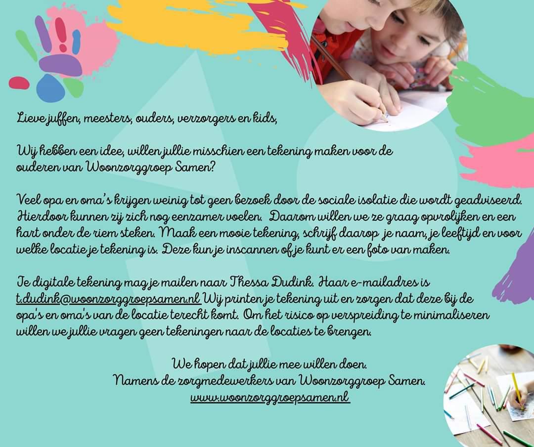 Een mooi gebaar naar onze ouderen